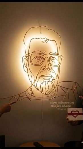 “Looking for the perfect gift for your husband? 💝 This personalised portrait will melt his heart!”