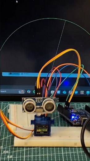 DIY Radar System with Arduino #arduino #robot #robotics