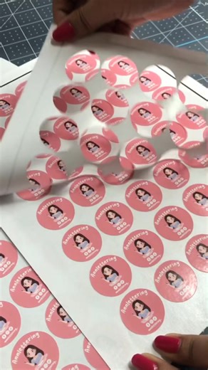 Print Then Cut Function Tutorial for Business Brand Logo Sticker | Cricut Explore Air 2