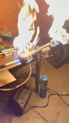 Mini homemade jet engine #real #engine #fypage