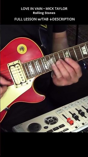 Love in Vain - Mick Taylor Slide Solo (Rolling Stones)