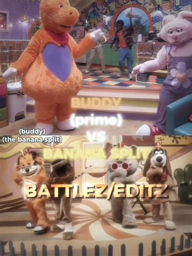 BUDDY vs BANANA SPLIT TEAM #buddy #bananasplit #horrormovies #warnerbros #edit #shorts