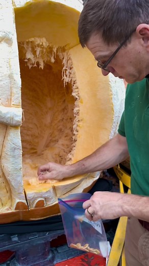 Giant Pumpkin Carving: Unveiling a 1,081-Pound Masterpiece