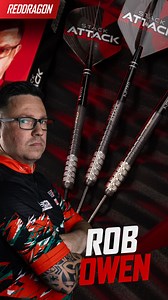 11K views · 41 reactions |  Group ‘em tight. Score ‘em heavy. Rob “Stack Attack” Owen’s new darts are built for relentless scoring power – with a parallel profile and knurled front grip for maximum control.  Shop the Stack Attack set. | Red Dragon Darts UK | Facebook
