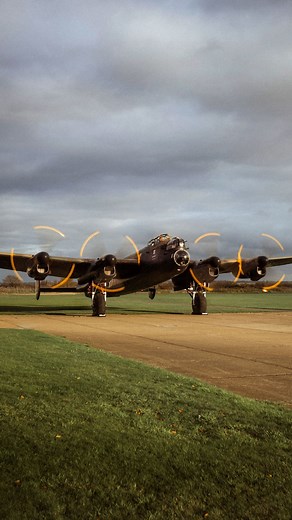 An evening mist hung above South Cambridgeshire, complimented by a cool November drizzle which fell across Duxford with the Autumn leaves. The hangar doors were closed to the cold hues of the outside, and to any passers-by, the working day looked to be drawing to an end. It was nothing more than a whisper at first, far off in the distance… But what started as a whisper soon became a hum, the hum became a rumble - and just as it came into sight - the rumble became a roar. An immense, winged silho