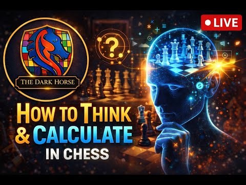How to Think In Chess || Lichess.org || The Dark Horse || Chess Live Stream
