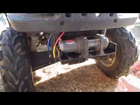 HOW TO INSTALL A WARN WINCH ON AN ATV