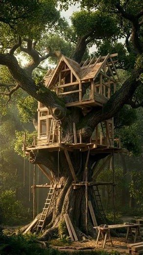 Building a Treehouse From Nothing 🌳🏠