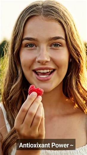 Fresh Raspberry Bite 🍓 | Glow Your Skin Naturally! #asmr #fruit #grapenation