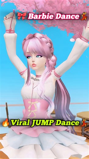 😱 Barbie's Magical Viral JUMP Dance 💃✨ | BLACKPINK 3d Animation 😍 | #shorts