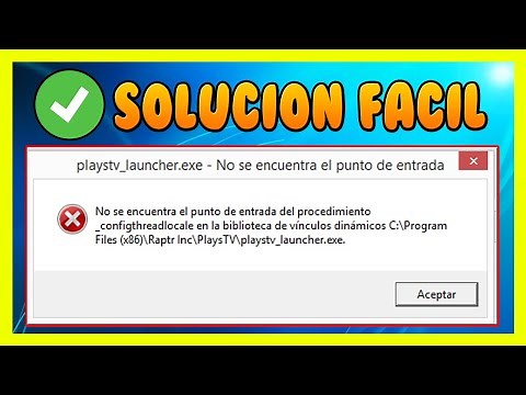 SOLUCIÓN ERROR No se Encuentra el Punto de Entrada del Procedimiento en WINDOWS 11/10/8/7 (2022)