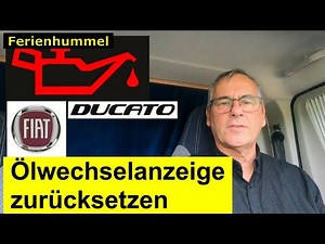 How to reset the Fiat Ducato service
