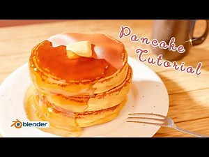 【blender3.1】ノードでパンケーキを作ってみよう！