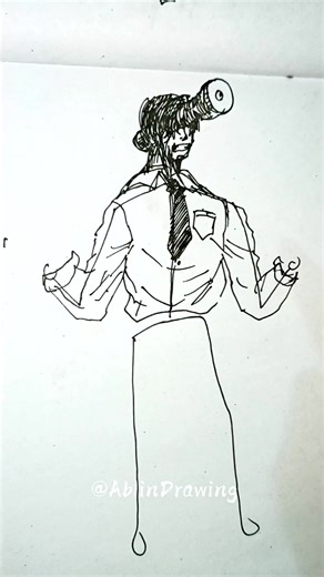 Drawing Stick-man to Flashlight-man