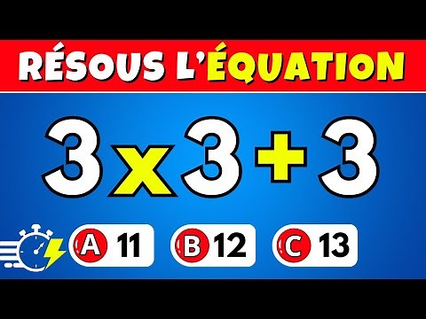 🔢Test de Calcul Mental Rapide⏱️ Difficulté Progressive 💪 #TestDeCalculRapide #mathquiz #défimaths