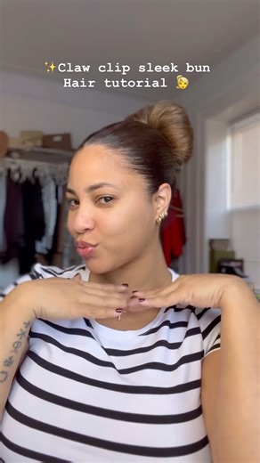 Pro tip: slicked-back styles will always be in. 💗 | Goody