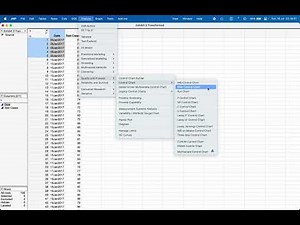 How to make a control chart in JMP
