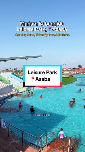 Mariam Babangida Leisure Park Asaba, Delta State. #leisureparkasaba