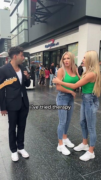 Throwing a Water Balloon At Two Twins Then Pretending to Sing in Public...😭🥀