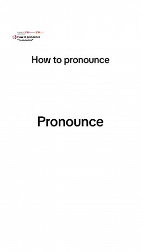 PronunciationPro on TikTok