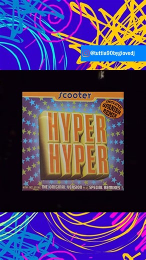 Scooter - Hyper Hyper #90s #90sDance #Scooter #Rave #HappyHardcore #tuttia90bygiovedj #viralmusic #viralsong #viralreels #perte #neiperte #foryou | TUTTI A 90 - The sound of the 90s by GIOVE DJ