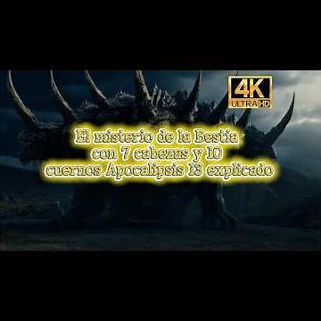 El misterio de la Bestia con 7 cabezas y 10 cuernos 😱 | Apocalipsis 13 explicado #shorts #Biblia