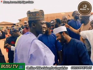 BUSU TV 📺 News Hon. Mohammed Alfa Ma’ali, APC Chairmanship Candidate for Lavun Local Government, visited Busu community to celebrate the naming ceremony of his loyalist’s child and also to sympathize with another loyalist over the loss of his uncle. 📸 See moments from the event below 👇 | BUSU TV