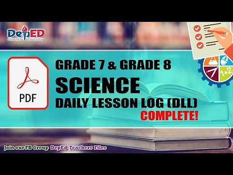 DAILY LESSON LOG In SCIENCE 7 and 8