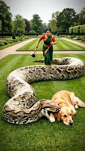 151K views · 637 reactions | “Giant Snake Attacks Dog — Woman Saves Him Just in Time” #snake #dog #animals #wildlife #rescue #videoviralシ #reelsfypシ | Mystellor King | Facebook