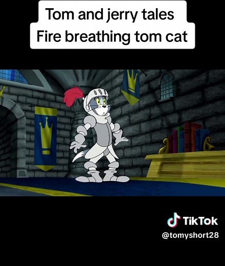 Fire Breathing Tom Cat | Slaying the Dragon in Tom and Jerry Tales