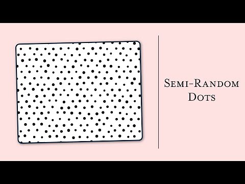 Adding Some Noise with Semi-Randomized Dot Patterns
