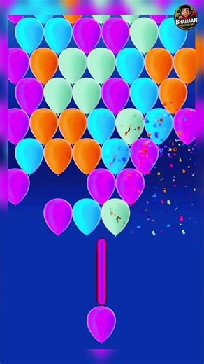 Balloon Crash Run Game | Fun Color Balloon Smash 😎 #shorts