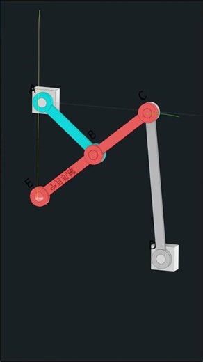 Linear mechanism #machine #3dprinting #mechanism#solidworks