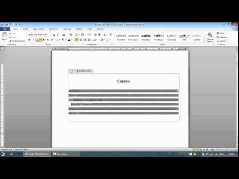 🔴Cuprins In Word (AUTOMAT): Tutorial Pas Cu Pas [2026] 🎓