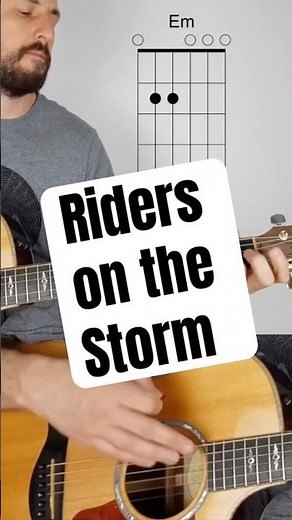 Easy Chords ! The Doors - Riders on the Storm ￼#leejohnblackmore #supereasyguitar #ridersonthestorm