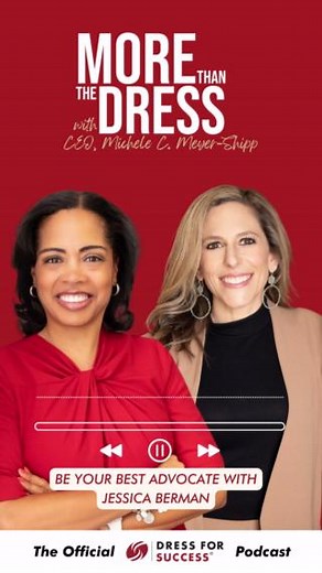 Sneak peek! In a special live recording of our latest episode of More Than the Dress, Host Michele C. Meyer-Shipp is joined at Dress for Success’ annual Women Who Inspire Luncheon by Jessica Berman, Commissioner of the National Women's Soccer League. Jessica shares essential advice on finding fulfillment professionally and personally and knowing when it’s time to make a change. Her insight? Start by assessing and naming what’s missing to take that next big step. Tune in for a conversation on gro
