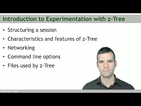 Introduction | z-Tree online course