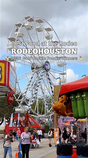 The best food at RODEOHOUSTON and where to find them #rodeohouston #houstonrodeo #carnivalfood