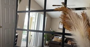 How To Make A DIY Large Grid Mirror