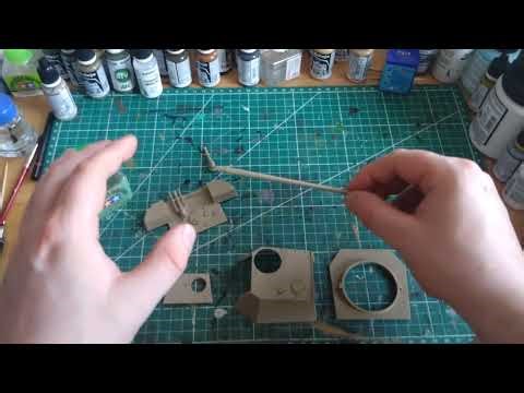Your first model kit: how to glue parts together (Tamiya Panther 1/35)