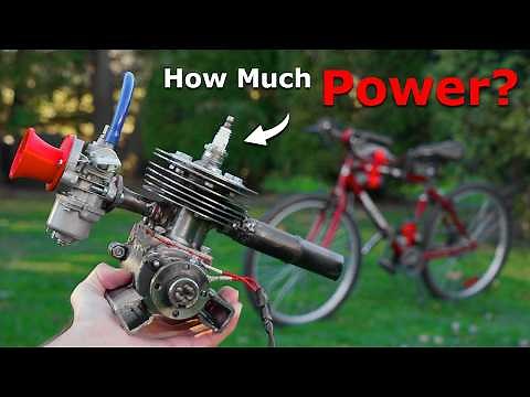 I Put My Homemade Two-Stroke Engine on a Bike