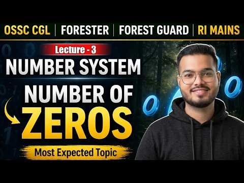 RI Math Class | Number System Class | OSSC CGL Math Class | Number of Zeros | Lecture - 3