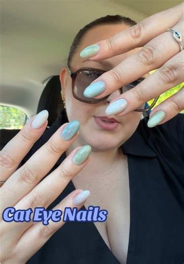 Cat Eye Nails: Elegant and Tranquil Nail Art Ideas