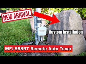 MFJ-998RT Antenna Tuner | Modifications to 998RT | Installing at the base of Zero FIve Antenna 43'