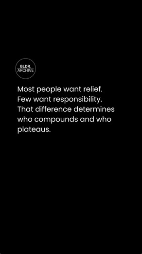 Why Responsibility Determines Who Compounds