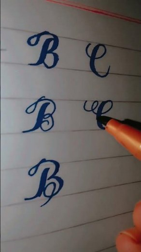 ✨ Creating the letter "C" in 3 stunning calligraphy styles! 🖋️ #calligraphy #moderncalligraphy #c