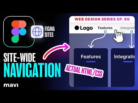How To CONNECT ALL YOUR PAGES Using Links – Figma Sites (Web Design ep.60 • #figma #course)