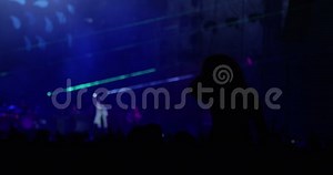 Girl Sitting on Shoulders at Concert in Crowd Stock Video - Video of music, live: 95360603