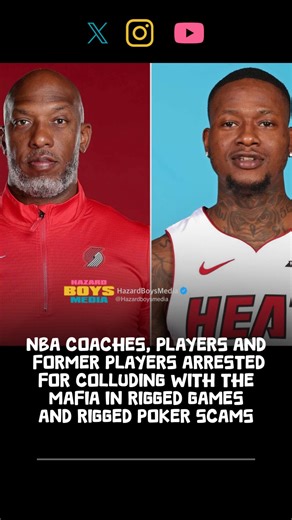 NBA coaches, players and former players arrested for colluding with the mafia in rigged games and rigged poker scams #nba #news #fbi #arrest #poker | Hazardboysmedia