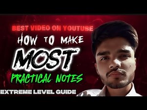 HOW TO MAKE THE BEST NOTES (SECRETS NO ONE KNOWS) | ACE EXAMS
